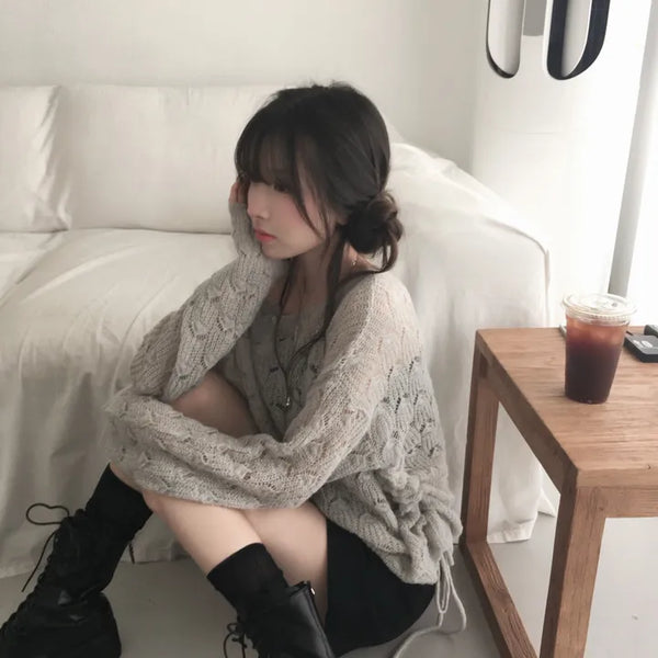 Pona Alpaca Wool Loose Fit Knit