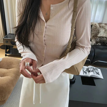 Helen Ribbed Cardigan -