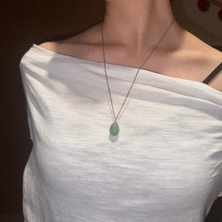 Jade Drop Necklace [Gemstone Necklace]