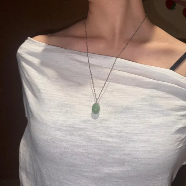 Jade Drop Necklace [Gemstone Necklace]