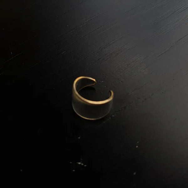 Clear band ring (free size)