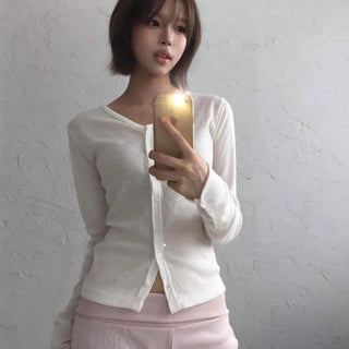angel Low-rise Folding Studded Line Bootcut Sweatpants