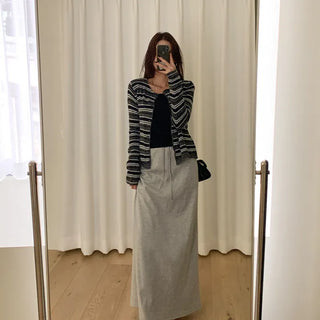 Winston Striped Knit Cardigan