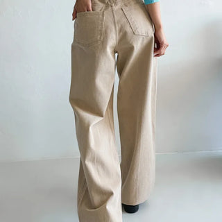 Wide cotton pants