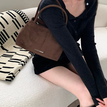 Monet Suede Two-way Tote Bag