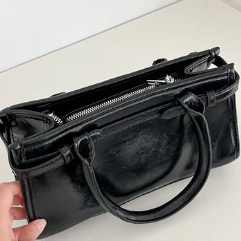Belle Vintage Buckle Tote Bag