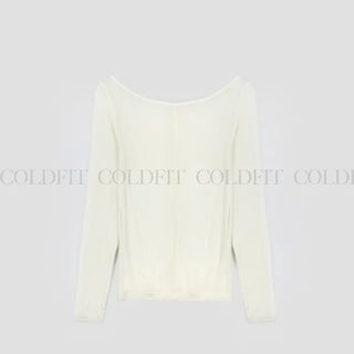 Tencel wool boatneck t-shirt