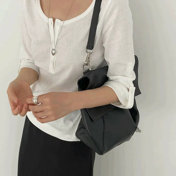 Honey Button Tee -