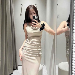 Collared Neck Sleeveless Shirred Spandex Slim Fit Mini Dress