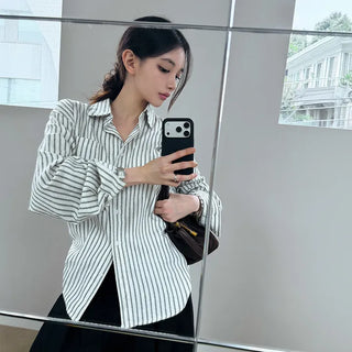 Elin Striped Oversized Shirt