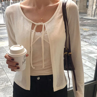 Laboum Lace Cardigan Set