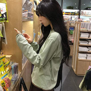 Pao Color Block Stripe Peach Hoodie