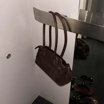 Millia Suede Shoulder Bag