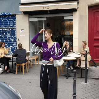 Wave Elastic Waist Slacks