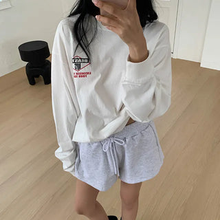 Henin Elastic Waist Shorts