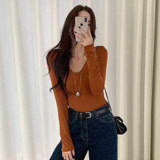 Briss Shoulder Pad V-Neck T-Shirt