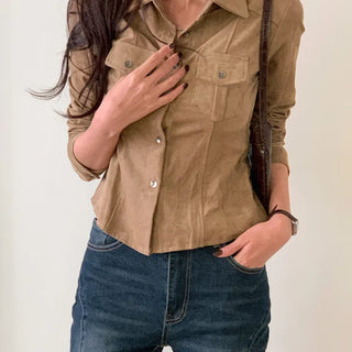 Montana Suede Slim Fit Shirt