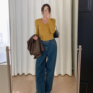 Dundee Folding Wide Denim Pants