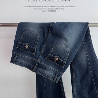 Luigi Cut-out Bootcut Denim Pants