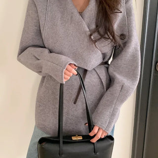 Delaware Knit Half Coat
