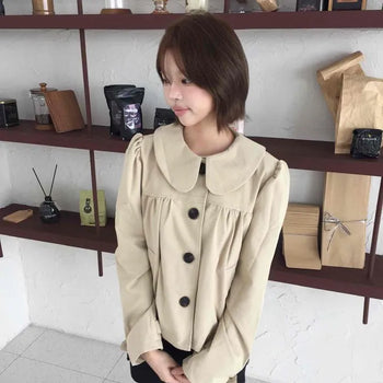Lovely Round Mini Trench Coat