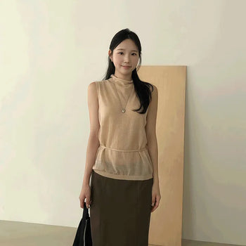 Gela Alpaca Knit Vest -