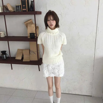 *High Quality* Blooming Rose Mini Skirt