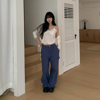 Bijou Blue Cotton Pants