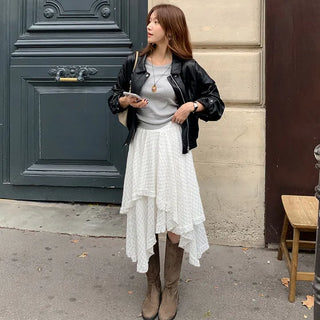 Premium Lace Layered Skirt