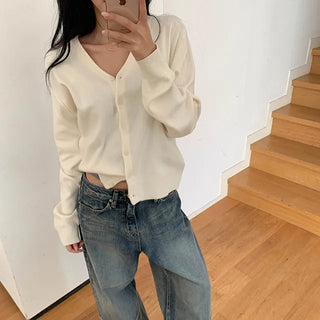 Cony V-neck Cardigan