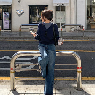 Beak Wide Denim Pants