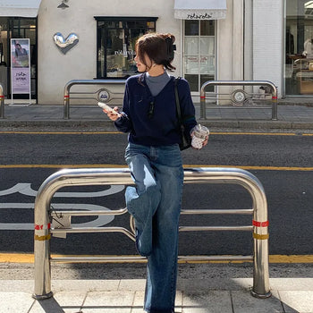 Beak Wide Denim Pants
