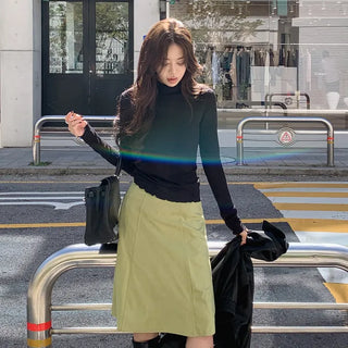 Radi Suede Midi Skirt