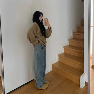 Curd-wash jeans