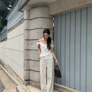 Sandy Cotton Wide Denim -