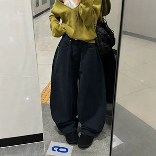 Twill Mega Wide Long Pants