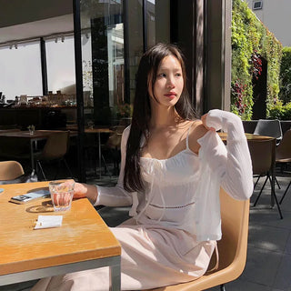 Ladies' ribbed cardigan