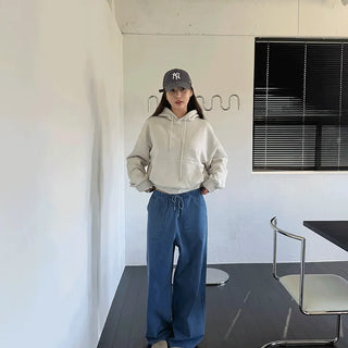 Kale Cation Elastic Waist Pants -