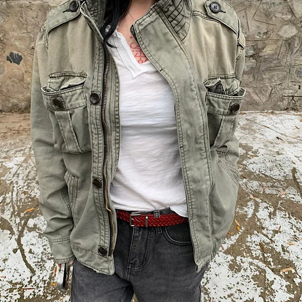 Military Vintage Utility Field Jacket