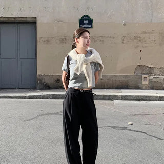 Autumn Pintuck Slacks  -