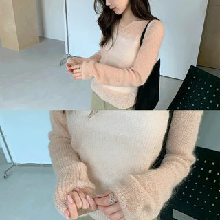 Noir Mohair Knit -
