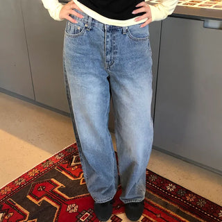 embo mid blue denim pants