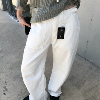 herringbone bijo cotton pants