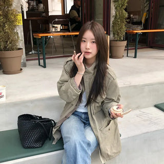 Pocket String Field Jacket