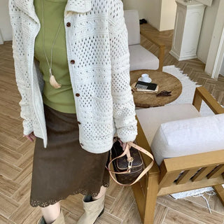 Romang Punching Cardigan