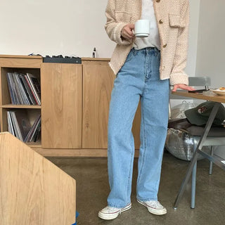light straight denim