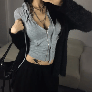 SLIM FIT Zip-up Hoodie