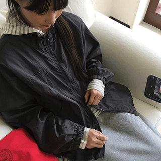 Hidani Two-Way String Windbreaker Jumper