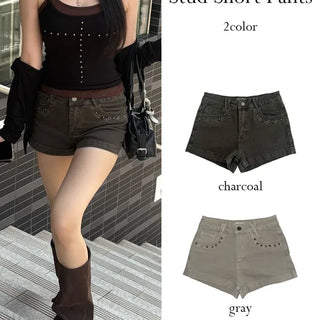 snowflake knit shorts