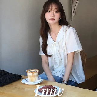 Yui Frill Short Sleeve Blouse